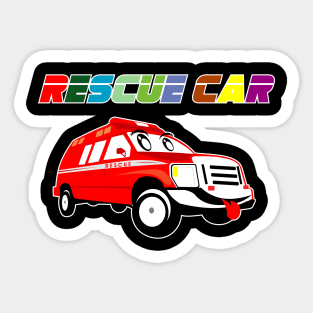 TODDLER RESCUE CAR Sticker